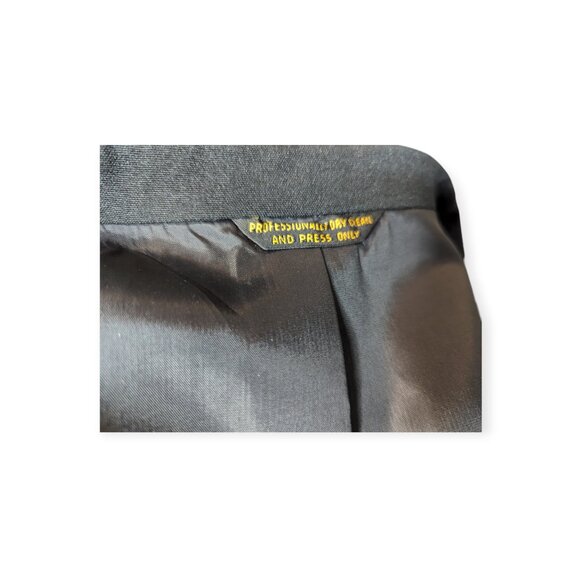 Vintage Hampshire by Palm Beach Formals Black Men's 4 Piece Tuxedo Set Size 43R - Picture 9 of 16